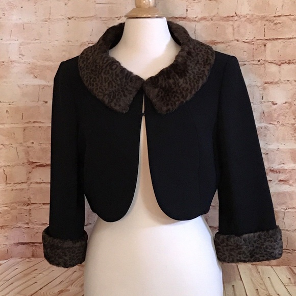 Tahari Jackets & Blazers - Tahari Arthur S. Levine Black Cropped Blazer